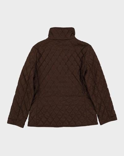 Burberry Brown Quilted Jacket - M