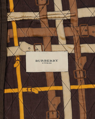 Burberry Brown Quilted Jacket - M