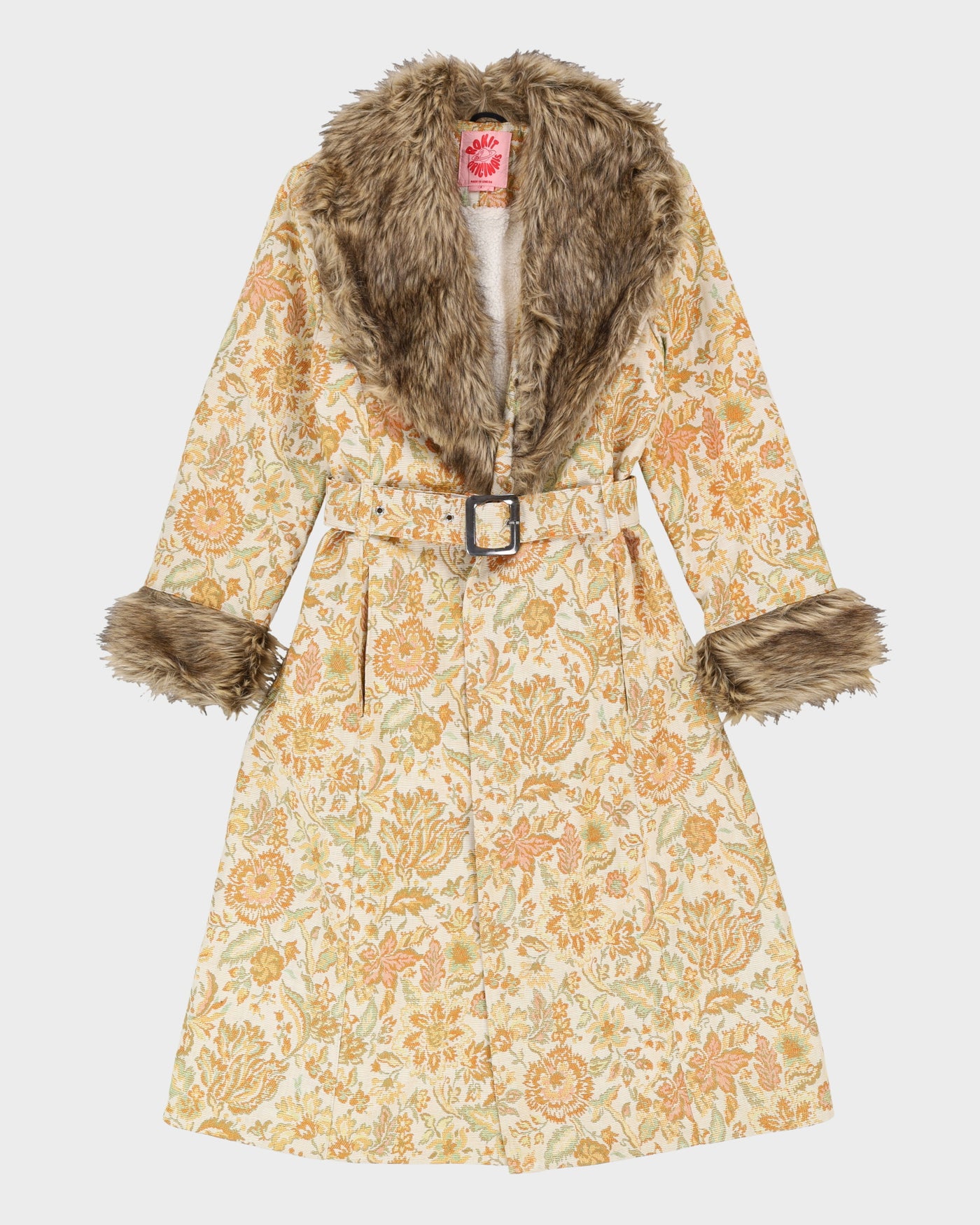 Rokit Originals Vintage Fabric Amber Coat - M