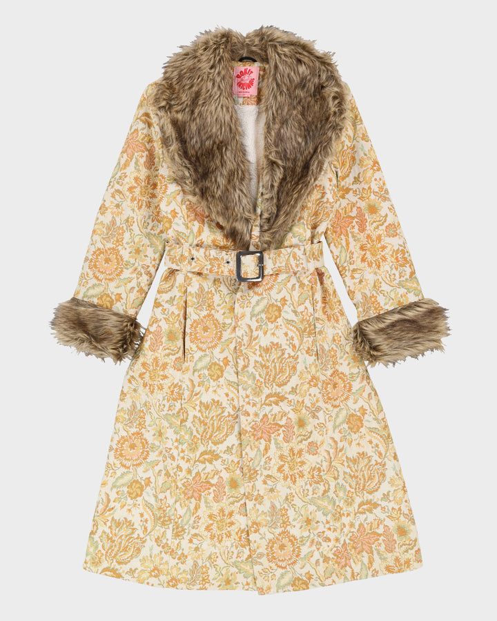 Rokit Originals Vintage Fabric Amber Coat - M