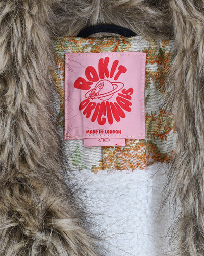 Rokit Originals Vintage Fabric Amber Coat - M