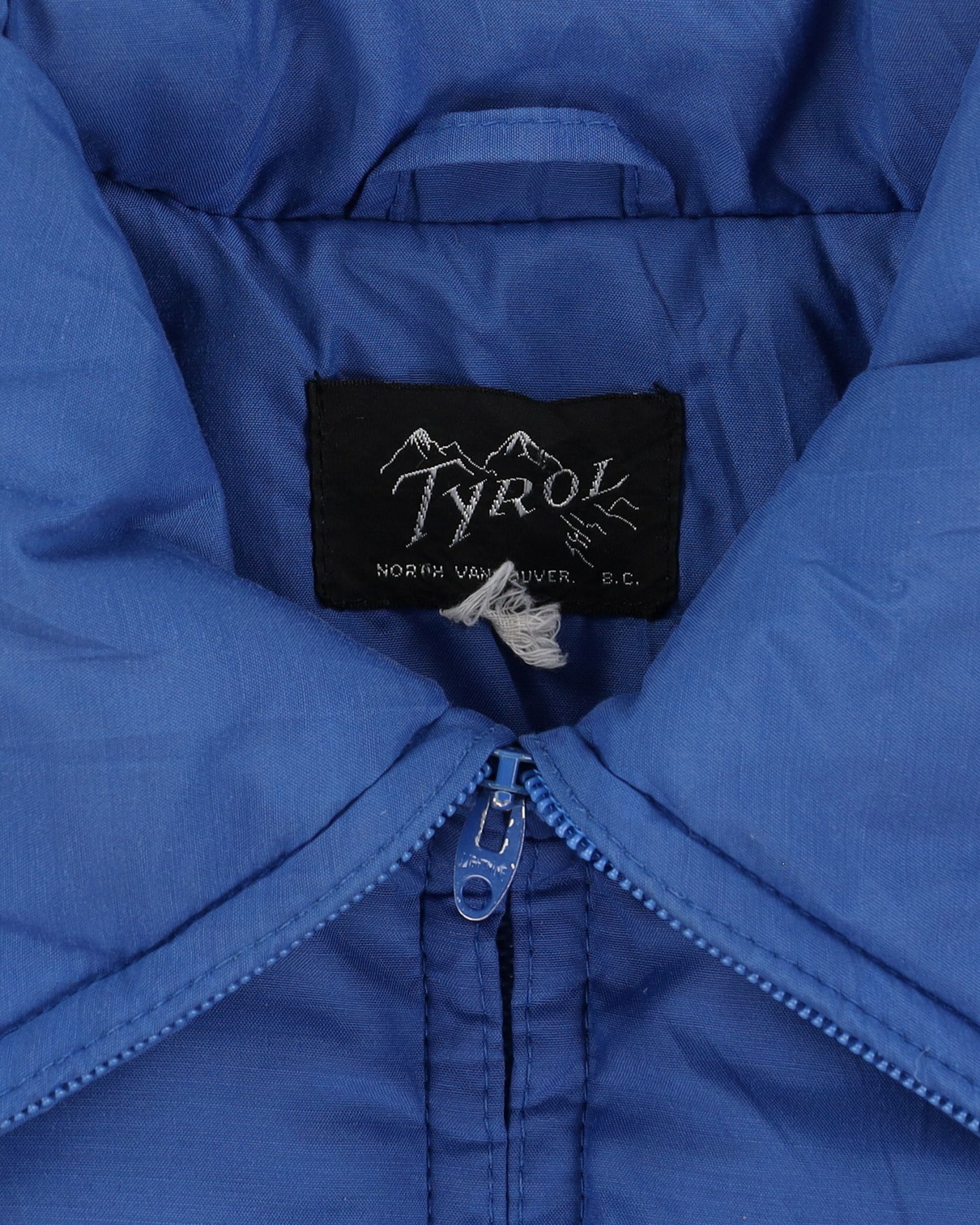 1980s Blue And White Short Ski Jacket - S