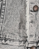 Levi's Faded Black Black Denim Sherpa Lined Jacket - S