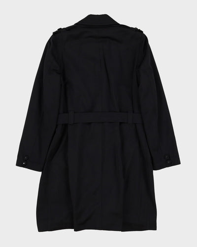 Gianni Versace Black Mac Style Coat - S
