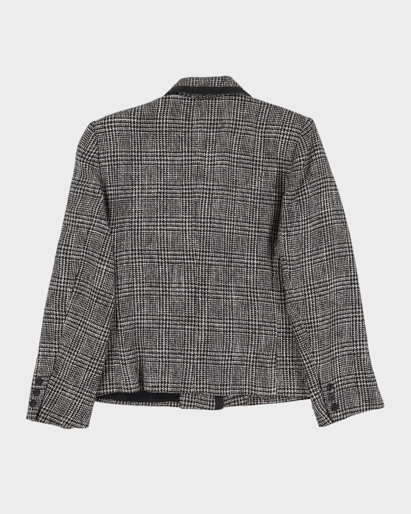 Christian Dior 1990s Black And White Blazer - S