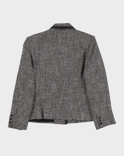 Christian Dior 1990s Black And White Blazer - S