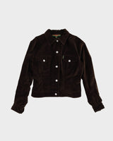 Katherine Hamnett Denim Brown Velvet Jacket - S