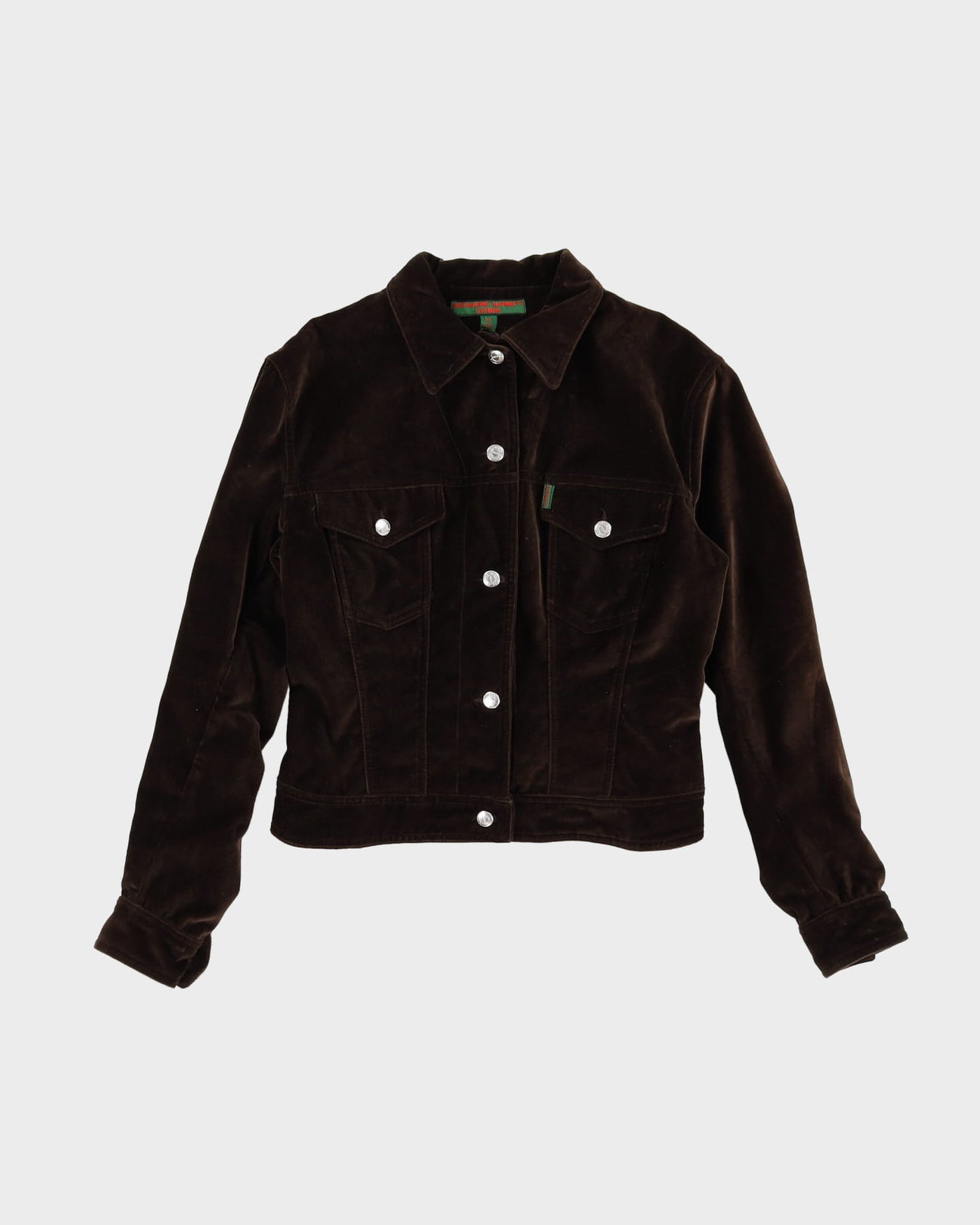 Katherine Hamnett Denim Brown Velvet Jacket - S