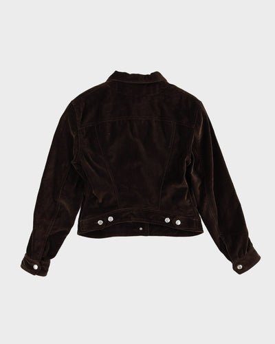 Katherine Hamnett Denim Brown Velvet Jacket - S