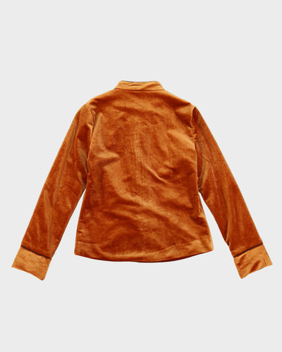 Style Velvet Embroidered Jacket - XS