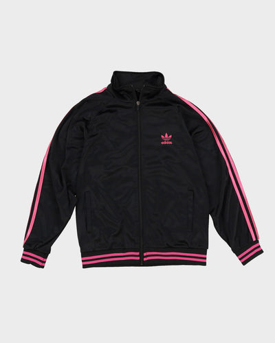 Adidas Black / Pink Track Jacket - L