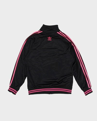 Adidas Black / Pink Track Jacket - L