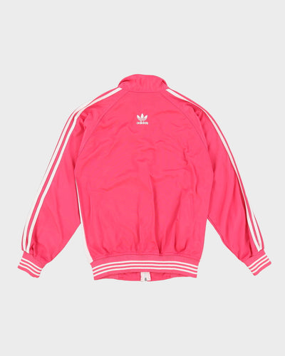 Adidas Pink / White Track Jacket - M