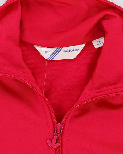 Adidas Pink / Silver Track Jacket - XS