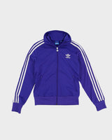 Adidas Purple / White Track Jacket - S
