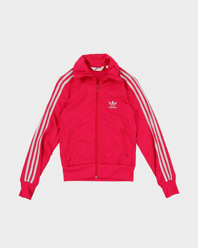 Adidas Pink / Silver Track Jacket - XS / S
