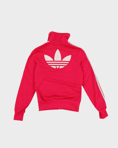 Adidas Pink / Silver Track Jacket - XS / S