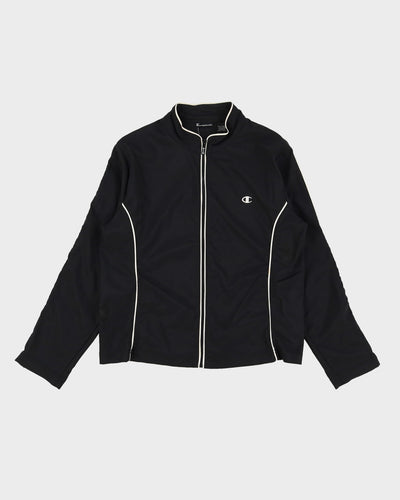 Champion Black Track Jacket - L