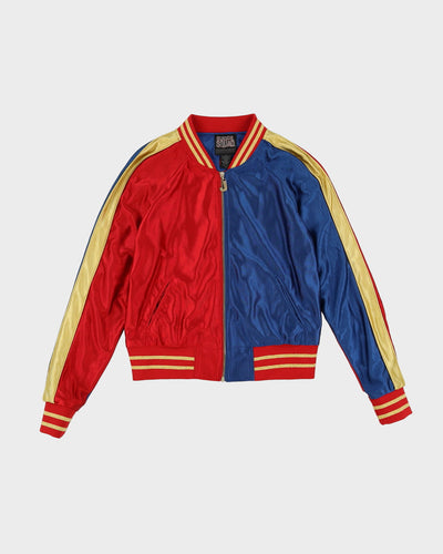 Suicide Squad Reversible Harley Quinn / Joker Navy / Red Track Jacket - M