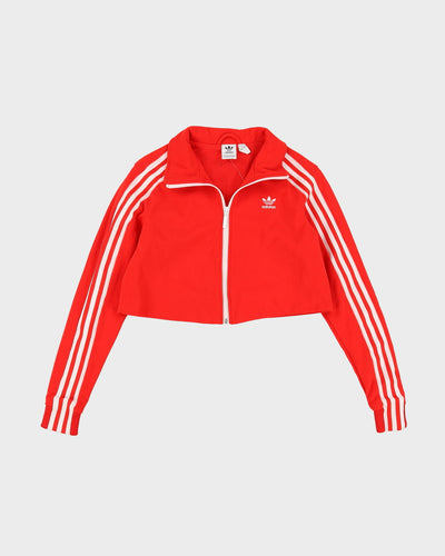 Adidas Cropped Orange Track Jacket - XS