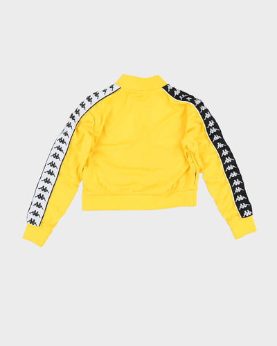Kappa Cropped Yellow Track Jacket - XS