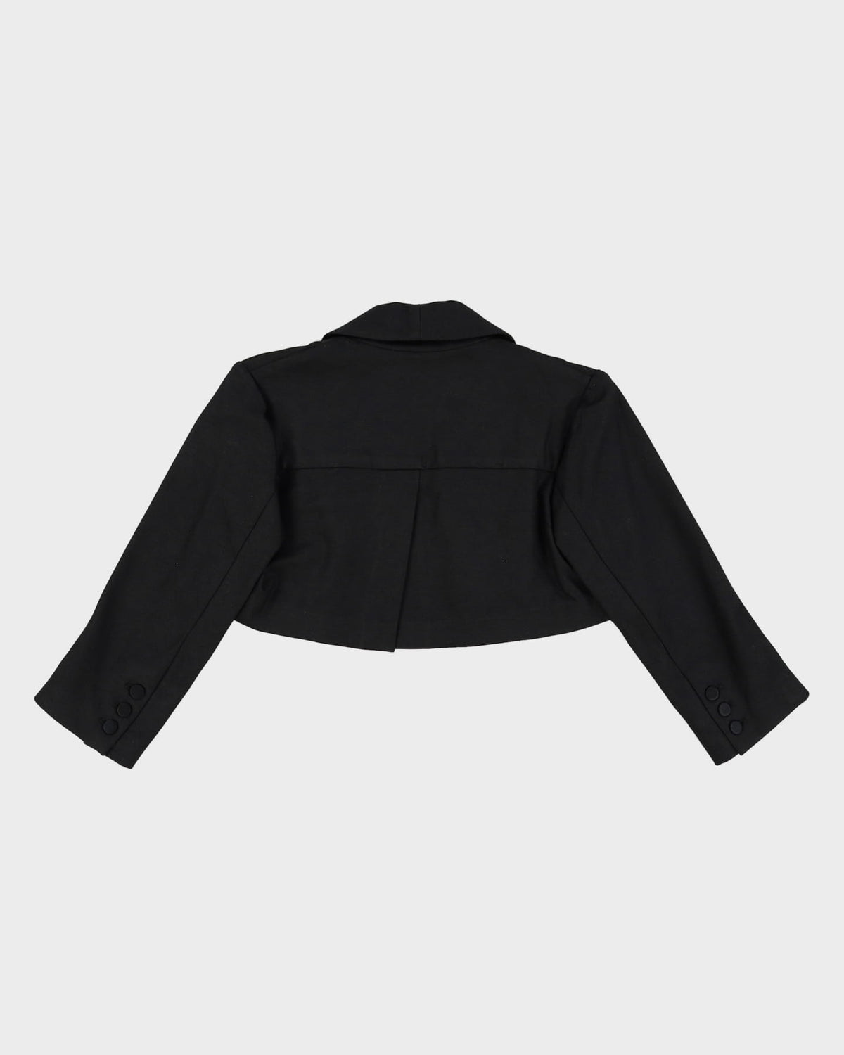 Diane Von Furstenberg Black Bolero Blazer Jacket - S
