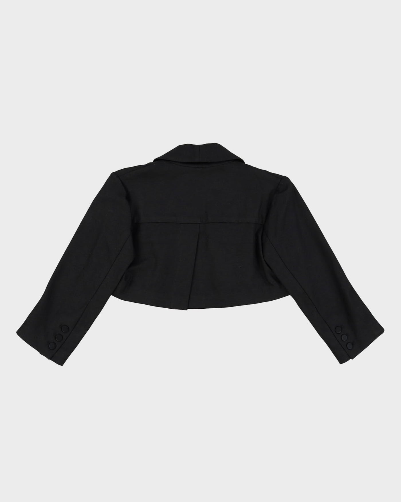 Diane Von Furstenberg Black Bolero Blazer Jacket - S