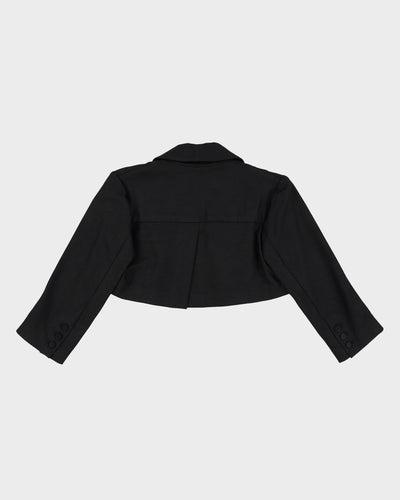 Diane Von Furstenberg Black Bolero Blazer Jacket - S