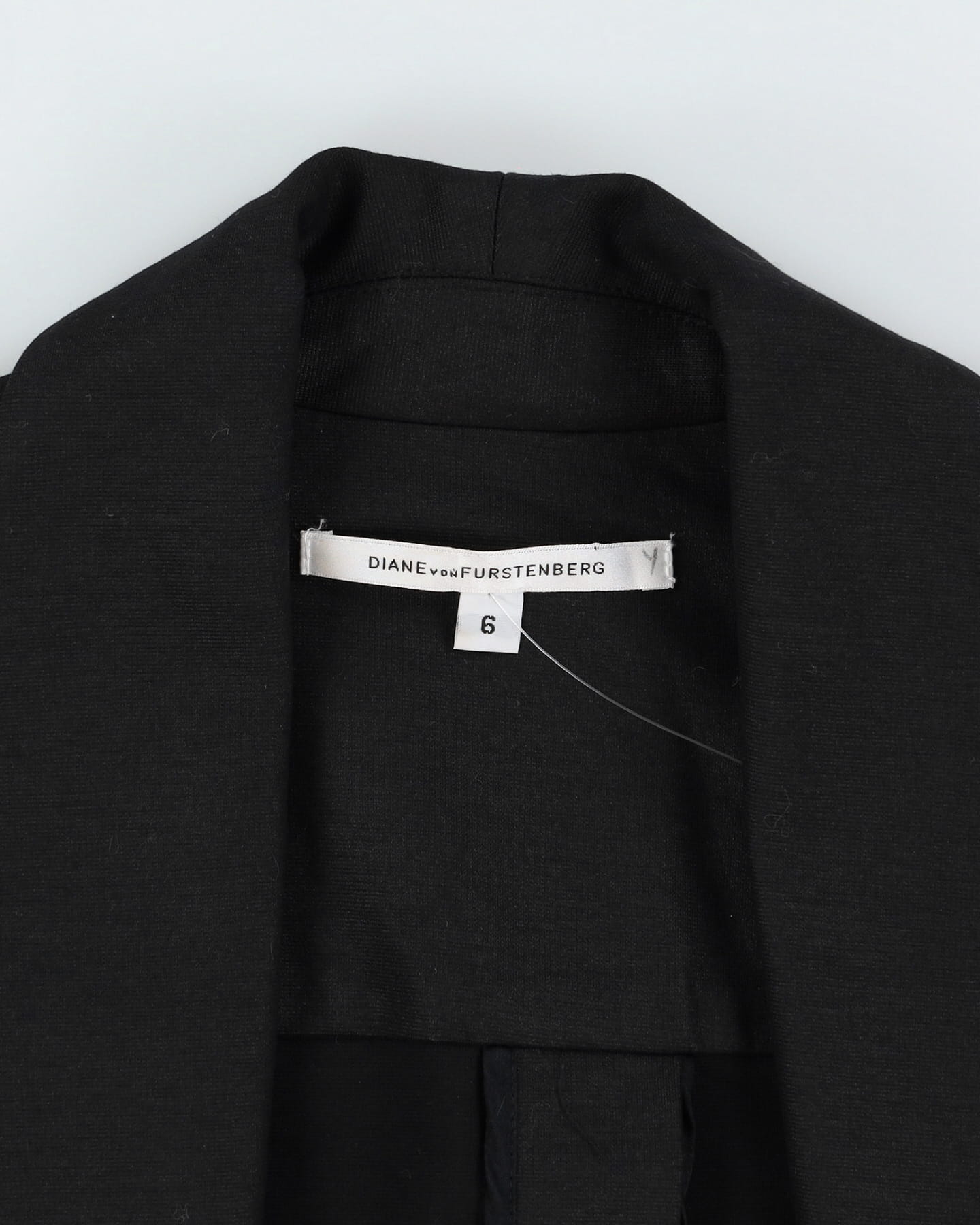Diane Von Furstenberg Black Bolero Blazer Jacket - S