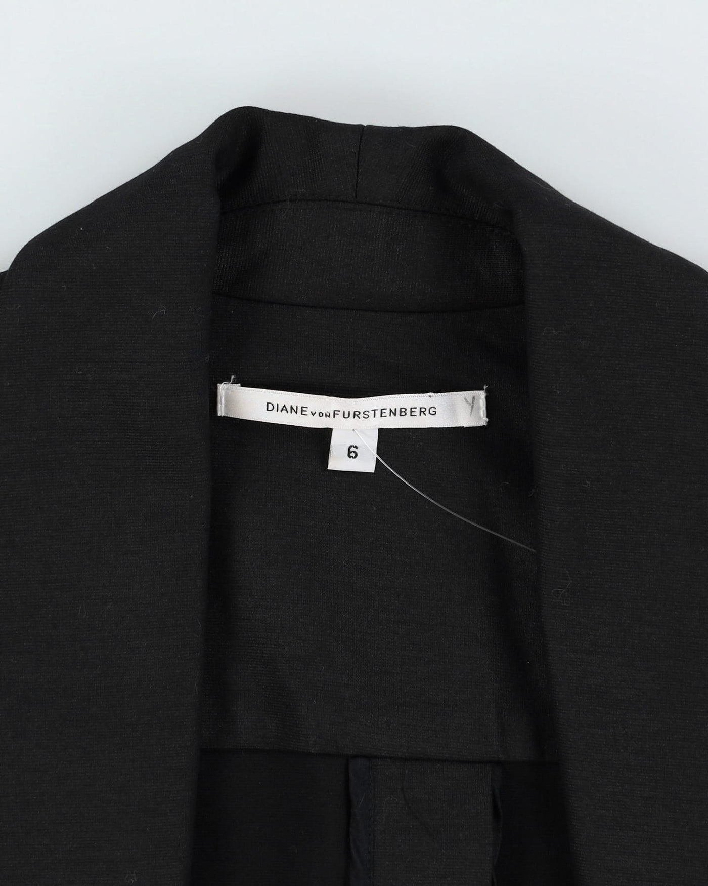 Diane Von Furstenberg Black Bolero Blazer Jacket - S