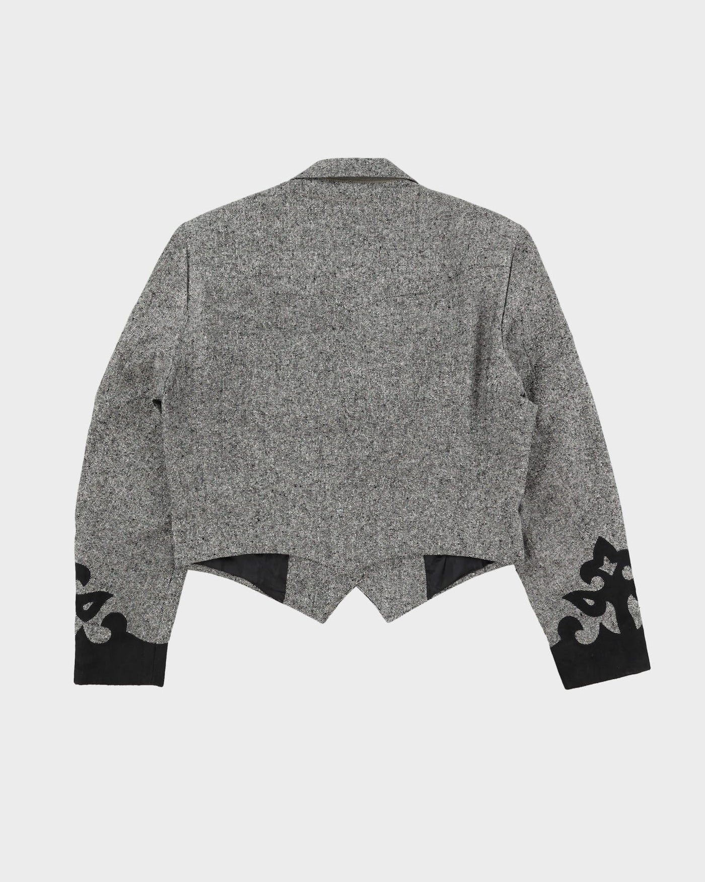 Longhorn 1990s Western Style Cropped Jacket - M