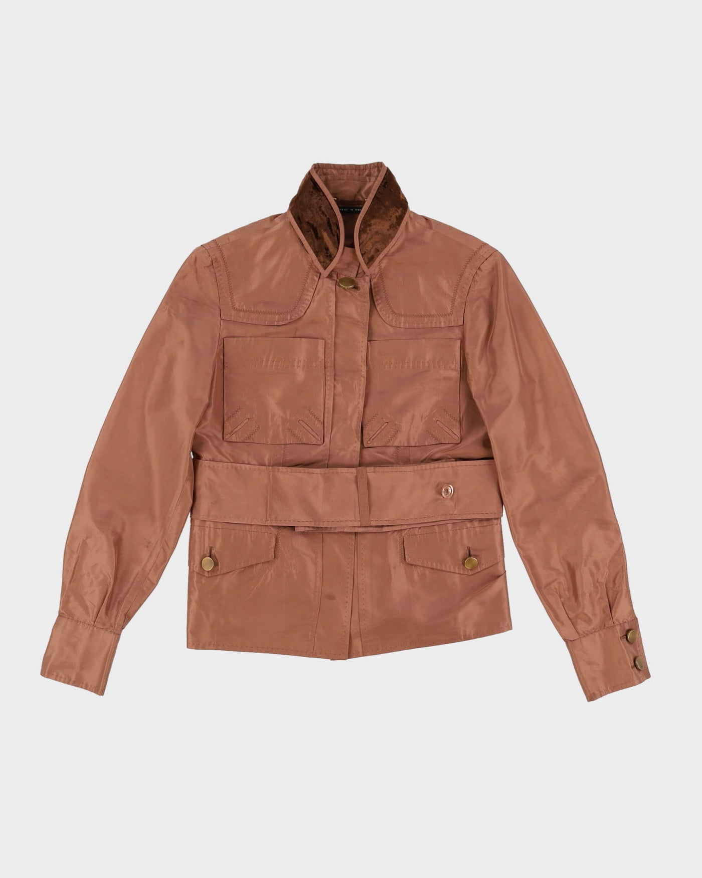 Gucci Brown Windbreaker Style Jacket - S