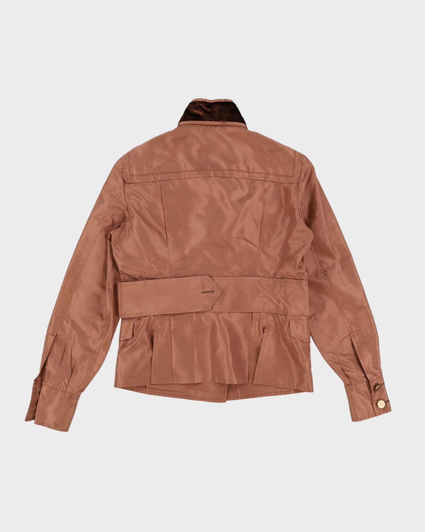 Gucci Brown Windbreaker Style Jacket - S