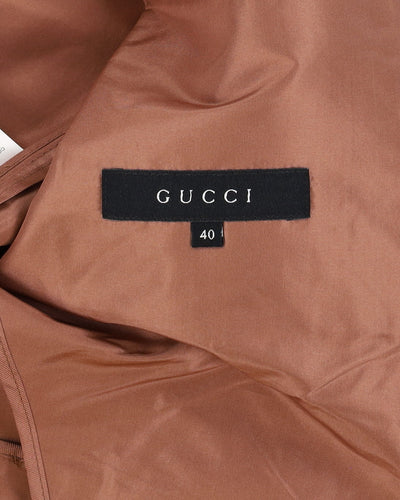 Gucci Brown Windbreaker Style Jacket - S