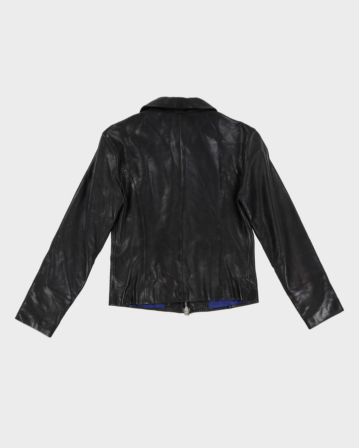 Salvatore Ferragamo Black Leather Jacket - XS