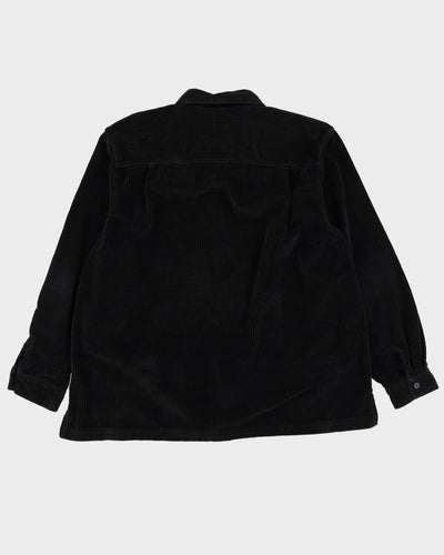 L.L. Bean Black Cord Over-Shirt - XL