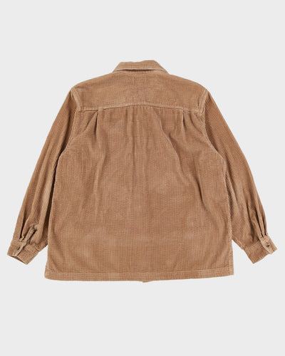 L.L. Bean Beige Cord Over-Shirt - L / XL