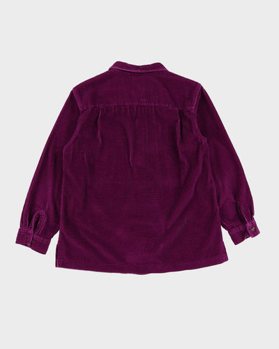 L.L. Bean Purple Cord Over-Shirt Jacket - M