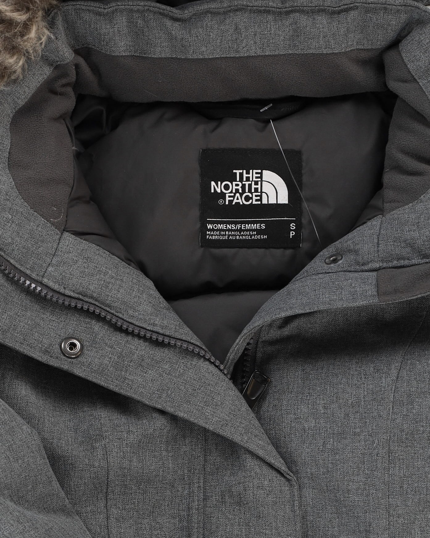 The North Face Grey Long Ski Jacket - S