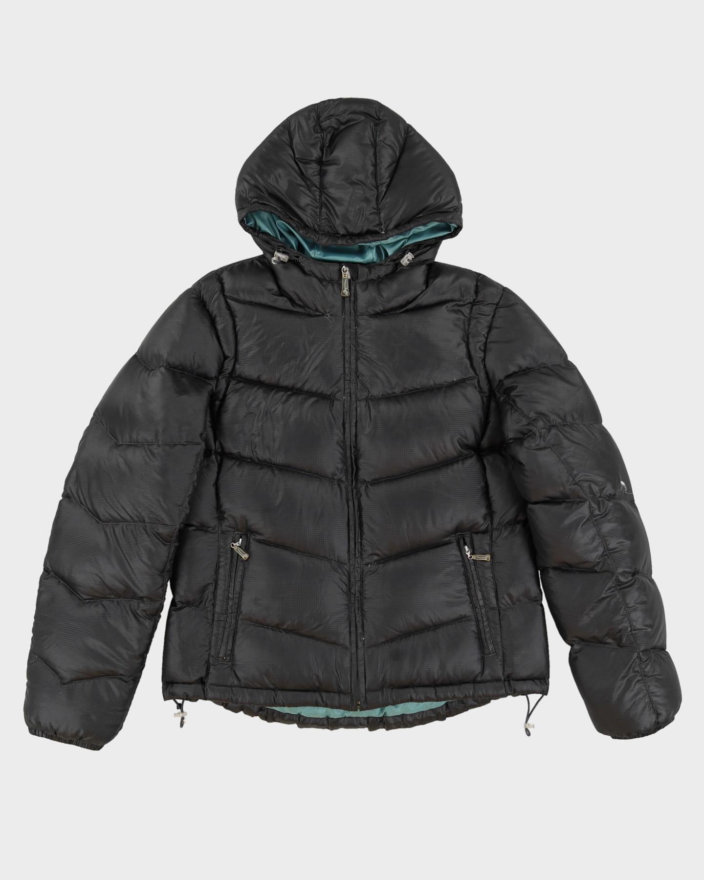 Eddie Bauer Grey Puffa Ski Jacket - M