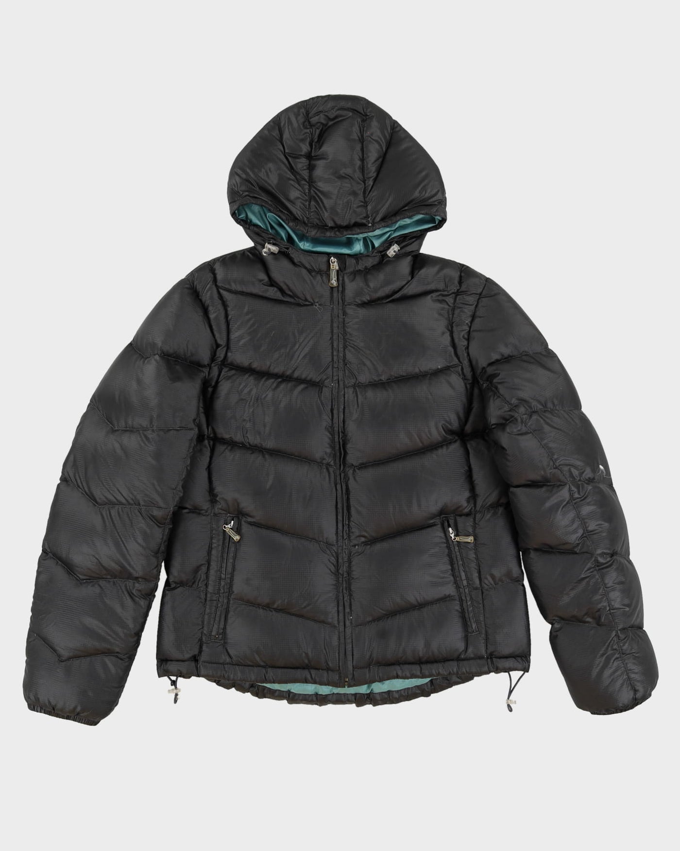 Eddie Bauer Grey Puffa Ski Jacket - M