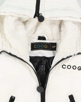 Coogi White Hooded Puffa Ski Jacket - XS
