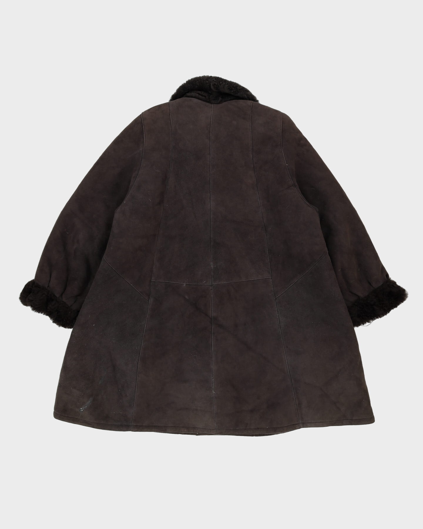 Grey Sheepskin Furlined Jacket - M / L