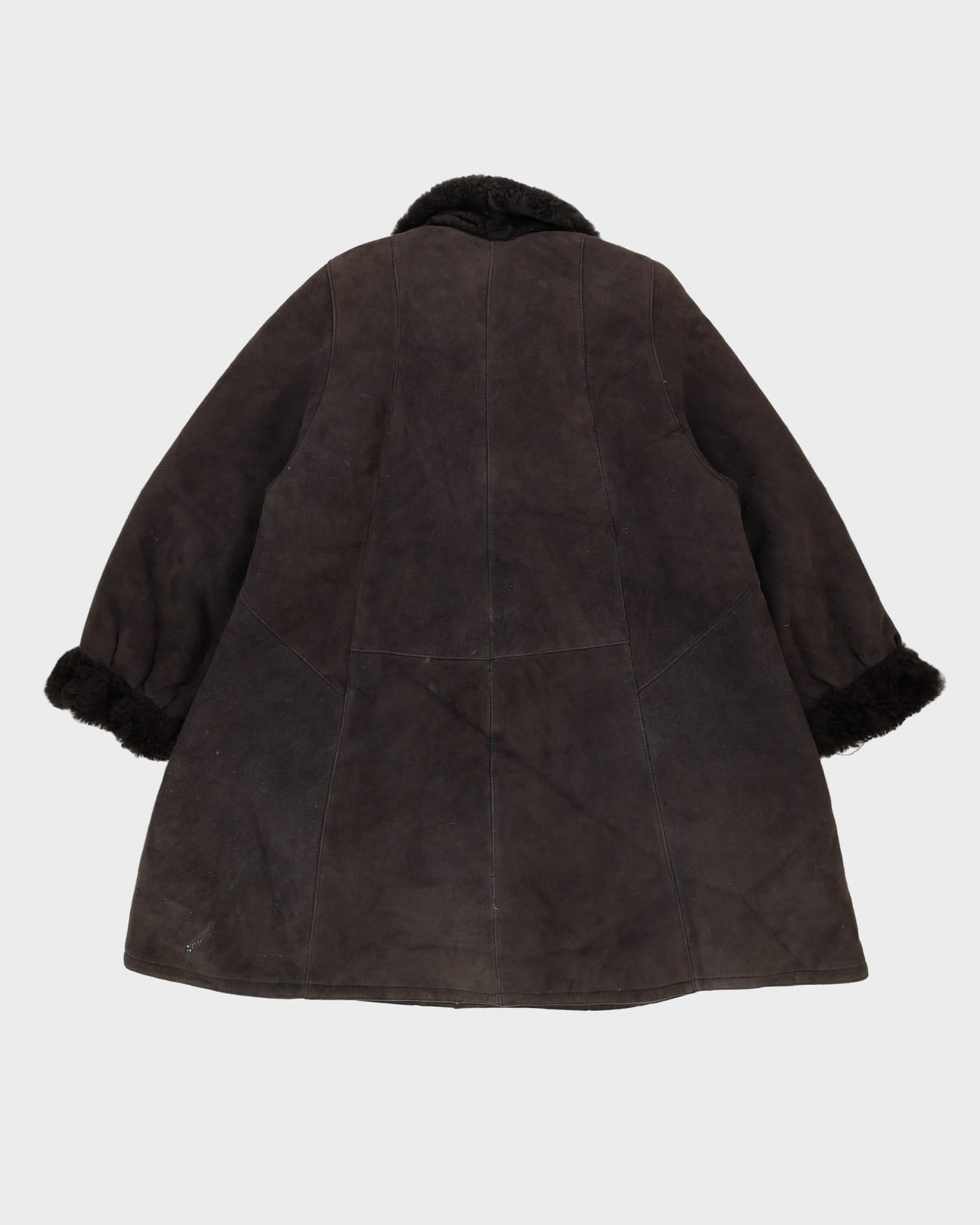 Grey Sheepskin Furlined Jacket - M / L