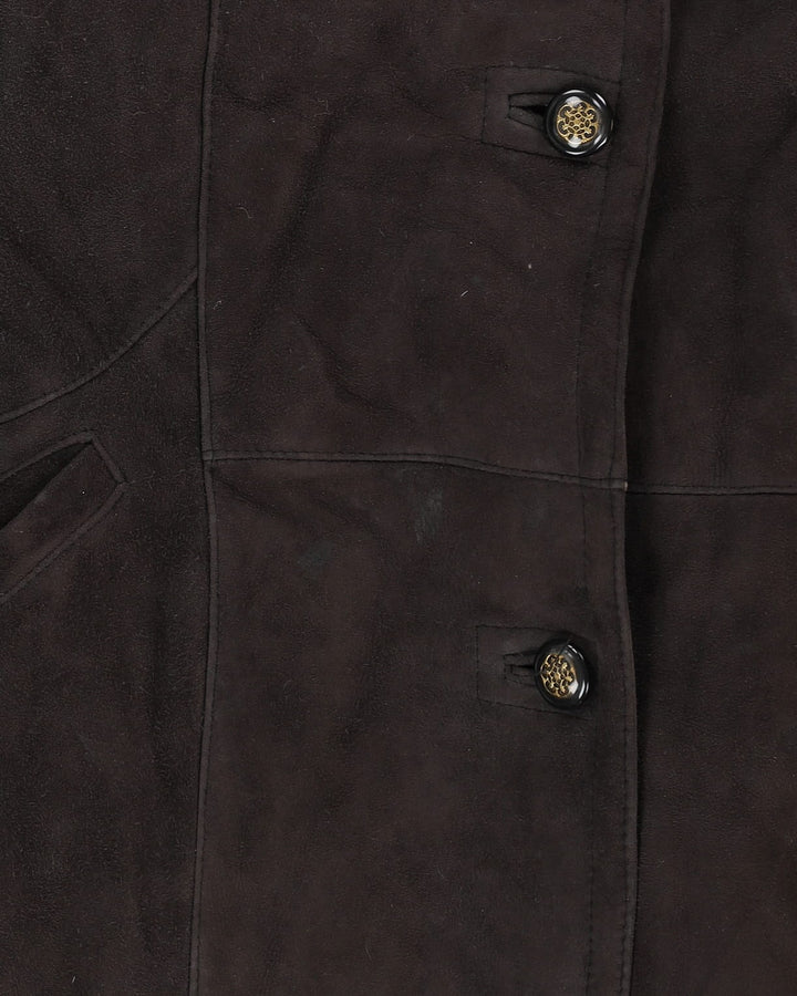 Grey Sheepskin Furlined Jacket - M / L