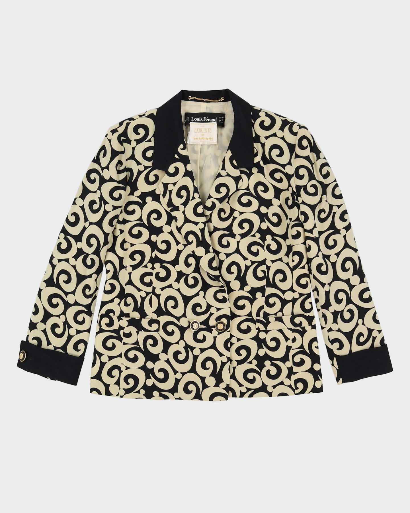 Louis Feraud Patterned Silk Jacket - S