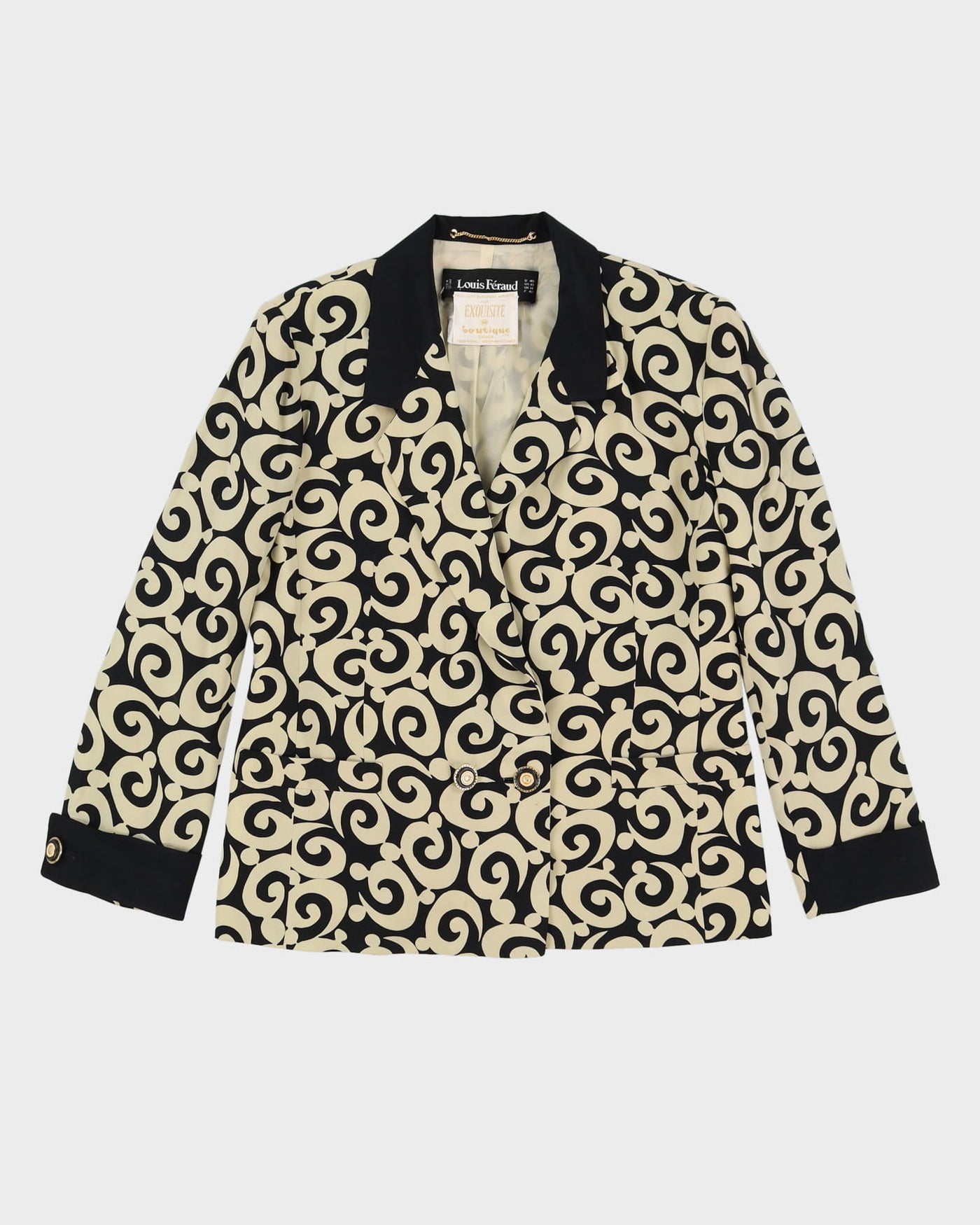Louis Feraud Patterned Silk Jacket - S