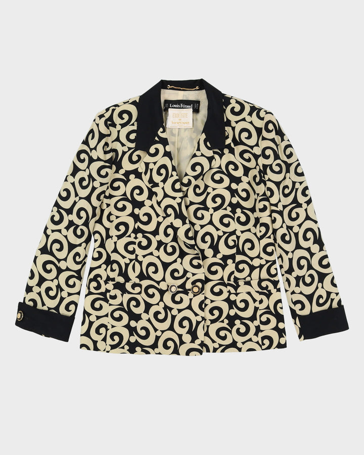 Louis Feraud Patterned Silk Jacket - S