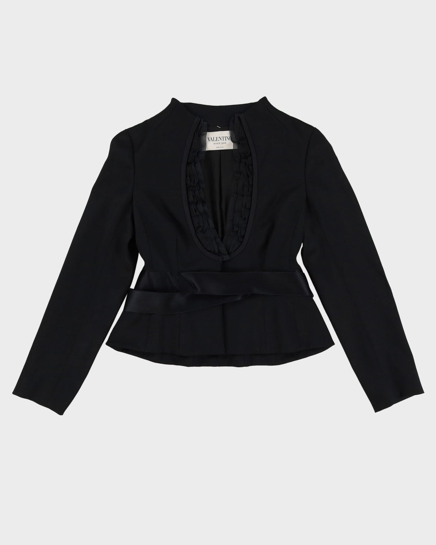 Valentino Hiver 2008 Black Evening Blazer Jacket - S