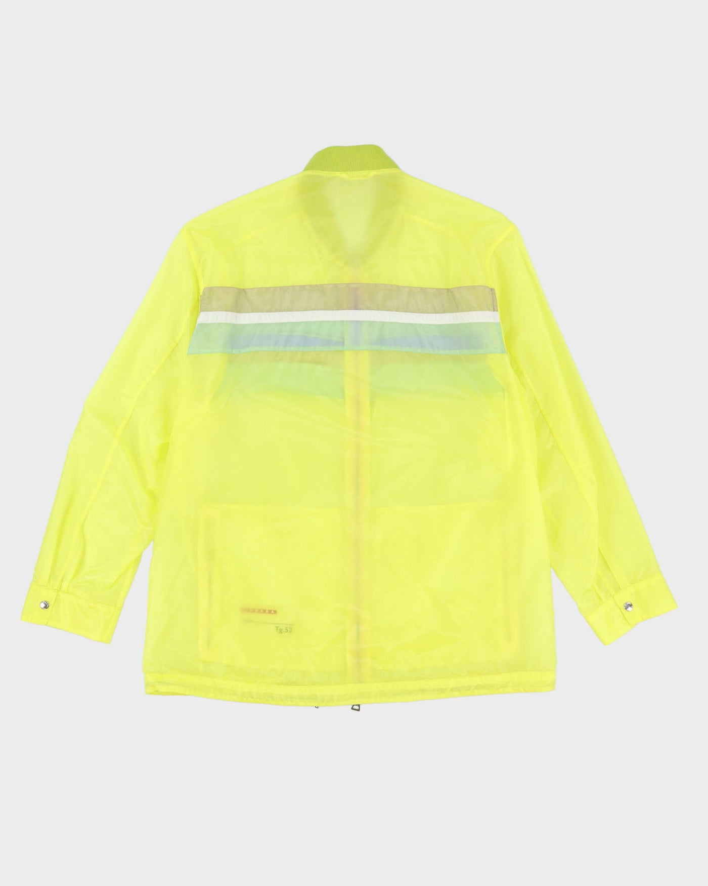 Prada 1990s Yellow Windbreaker jacket - M